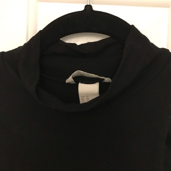 H&M black mock-turtleneck sleeveless bodysuit, EUC - Picture 4 of 7